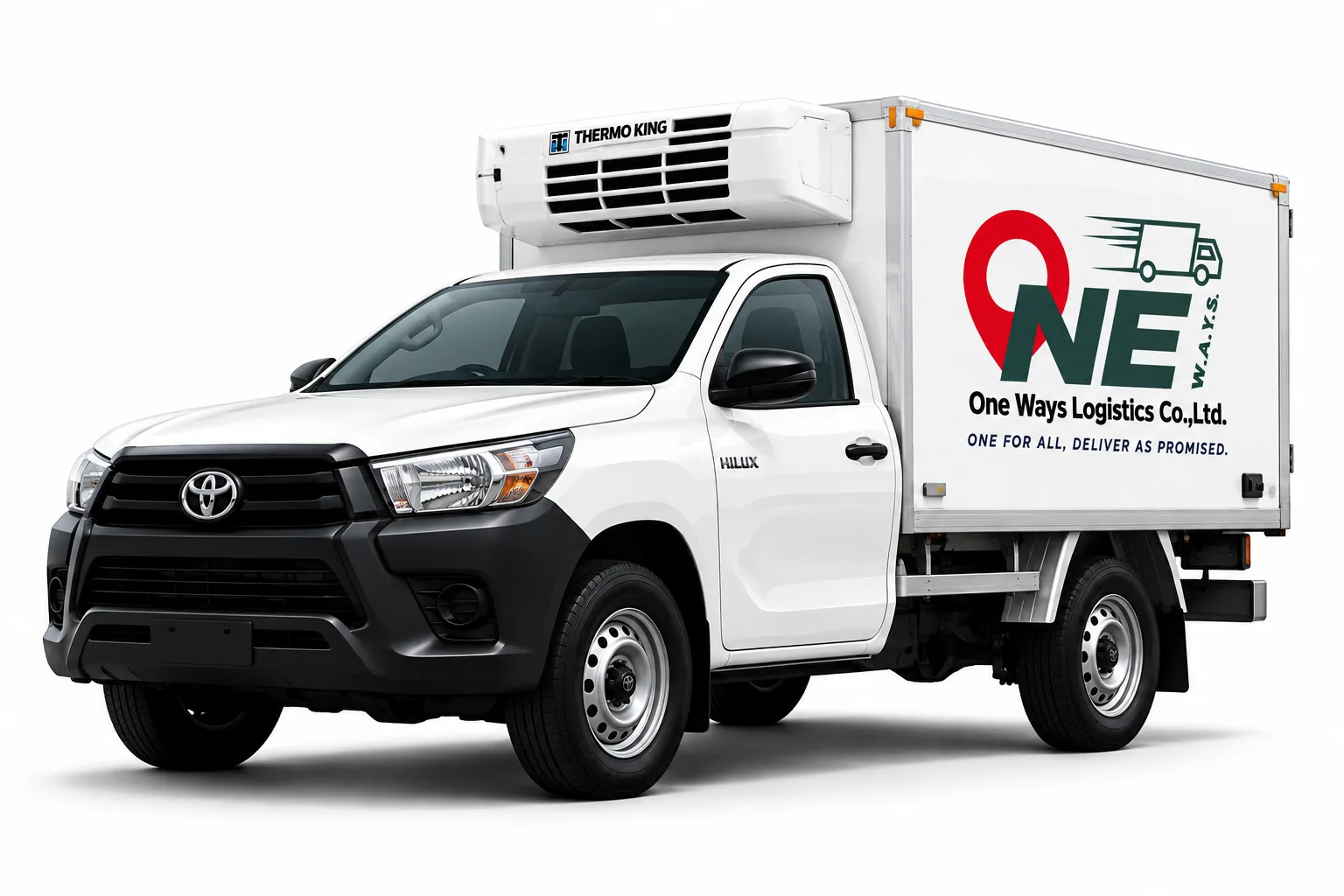 รถกระบะห้องเย็น 4 ล้อ One Ways Logistics